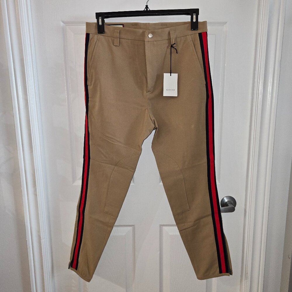 Gucci Riding Pants with Web Stripe